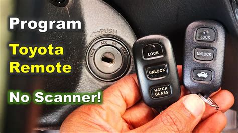 toyota remote key programming